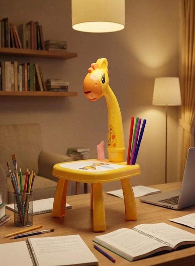 فيكريدا لوحة رسم بلاستيكية من فيكريدا للأطفال، جهاز عرض تعليمي مع موسيقى، جهاز عرض فني LED للأطفال - Image 1